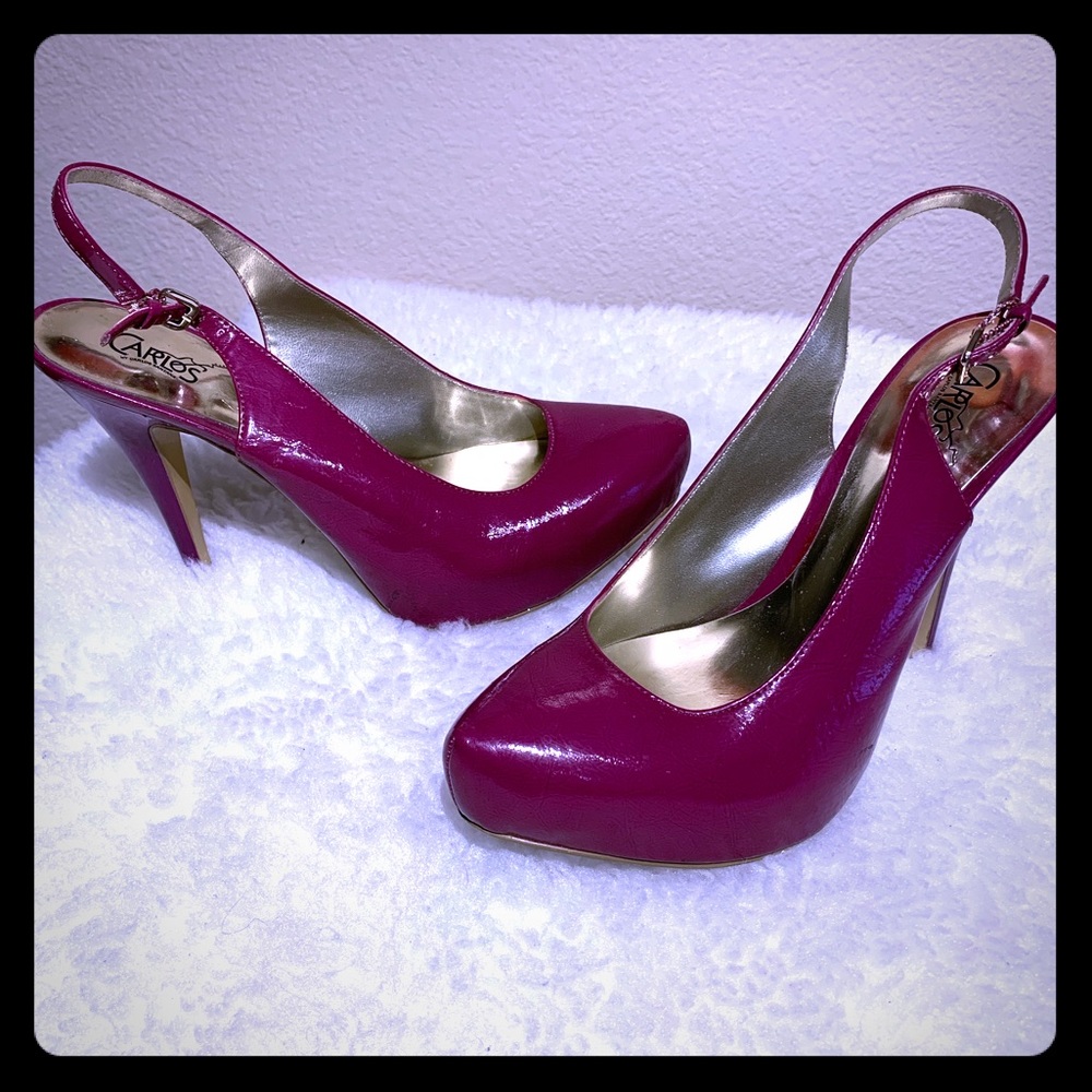 Carlos Santana Slingback Heels | Size 9 |